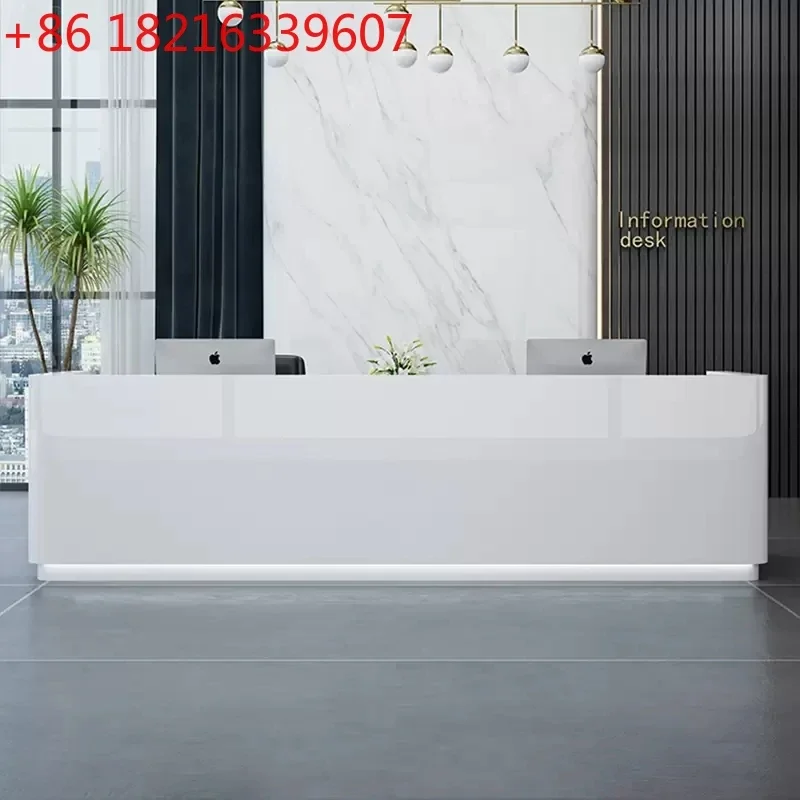 

Creative counter table Hotel high-end paint bar checkout page