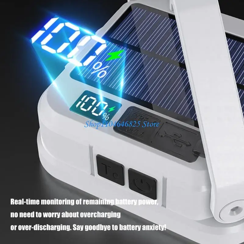 Multimellon Light Solar Camping Light USB LAMPE TENT POUR COURSE POUR COURS