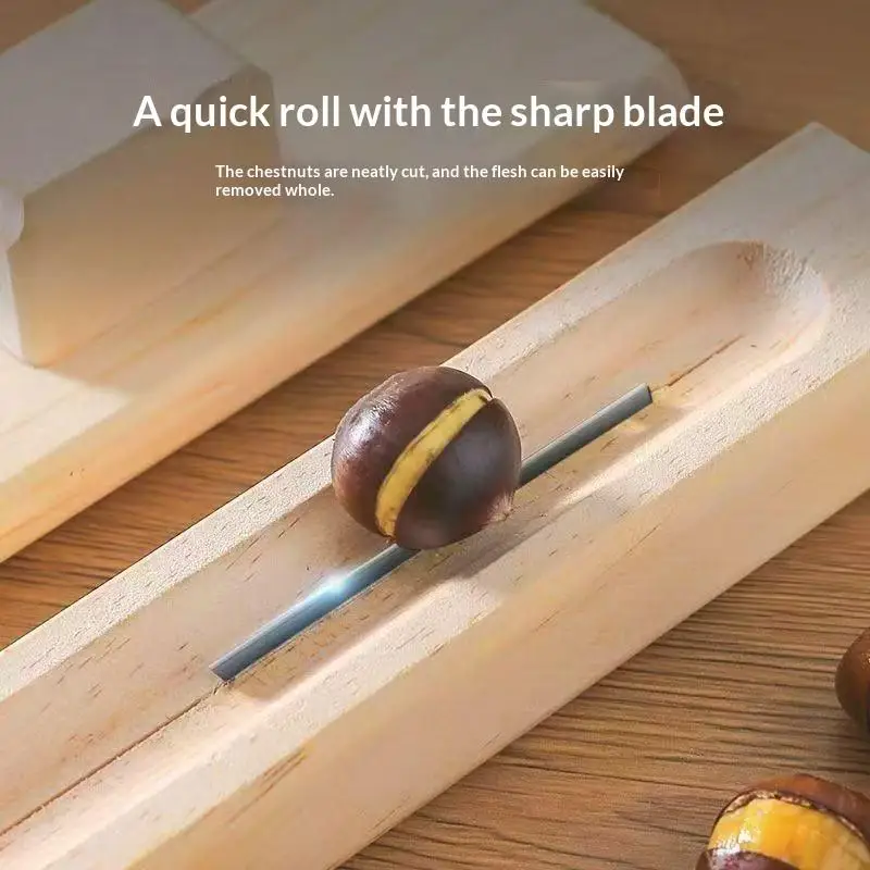 Manual Chestnut Cracker Multi Function Opener Clip Walnut Shell Peeling Tool For Nut Processing Kitchen Accessory