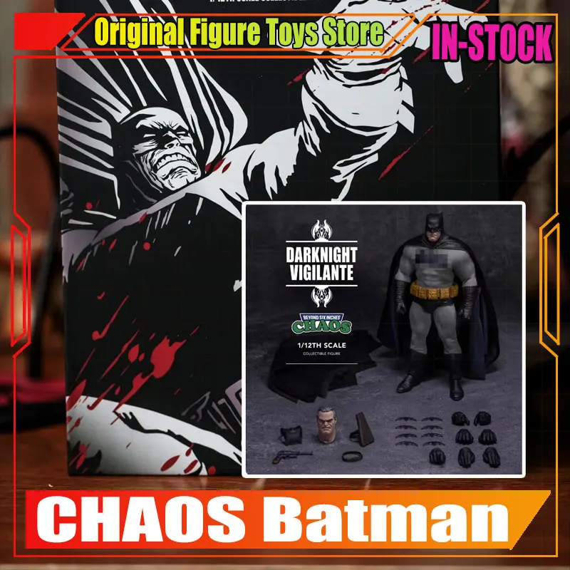 

В наличии CHAOS Chaos No002 1/12 Darknight Vigilante Batman The Dark Knight Returns Супермен Аниме Фигурки Игрушки Модель Подарок
