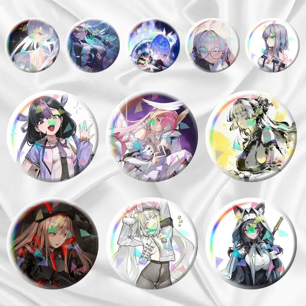 

Goddess of Victory Game Doro 75mm 44mm 25mm Brooch Backpack Hat Pins Accessories Toys Badge