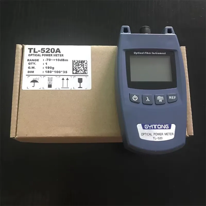 High-precision Mini Hand Held TL-520 Optical Power Meter TL520A Tester Optical Fiber Instrument -70~10dBm