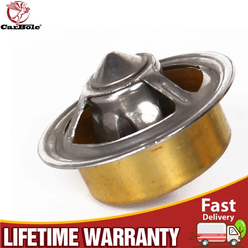 Termostato de alto flujo de piezas de automóvil Carbole apto para Chevy/Ford/Jeep/GM estilo Robertshaw de 160 grados 4363
