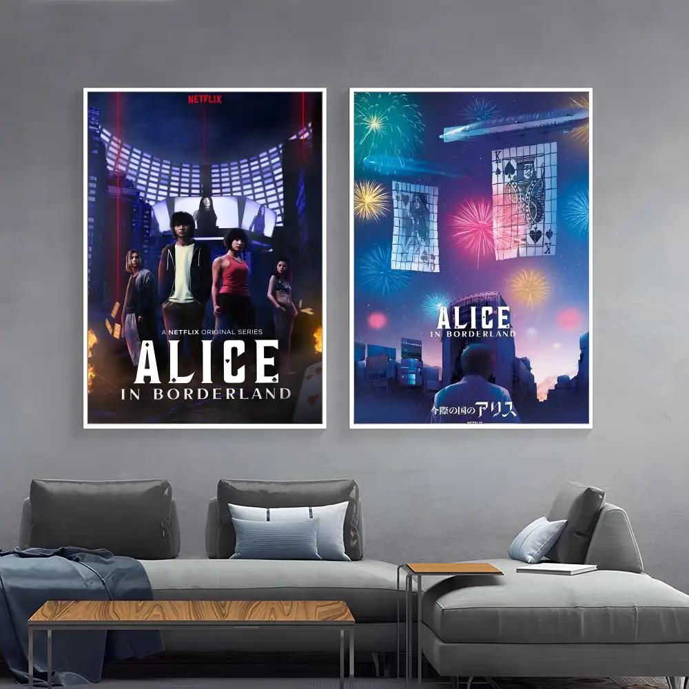 Hot TV Alice In Borderland Poster Paper Print Home Living Room Bedroom Entrance Bar Cafe Art Painting Decoration