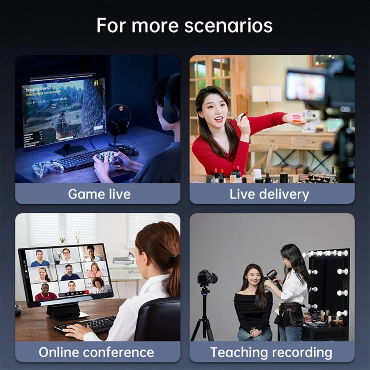 Audio Video Capture Card 4k Video Capture Card 1080P 60FPS/2K 30FPS Video Game Capture High Definition Collection Box