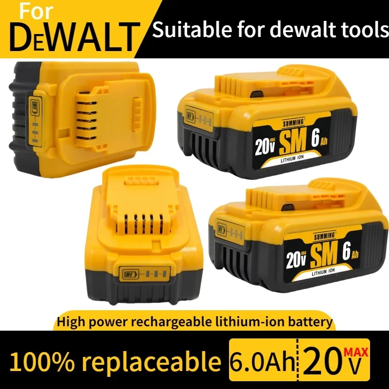 

Original for DEWALT 18V 6.0Ah DCB115⚡DCB118 DCB205 DCB206 Battery ChargerFast Charging, Lithium Battery, Tool Battery✅