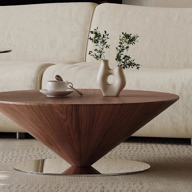 طاولة القهوة الجمالية الدائمة الفريدة من نوعها الديكور العتيق مصمم طاولة القهوة كتب الكمبيوتر ميسا أثاث المنزل المساعد