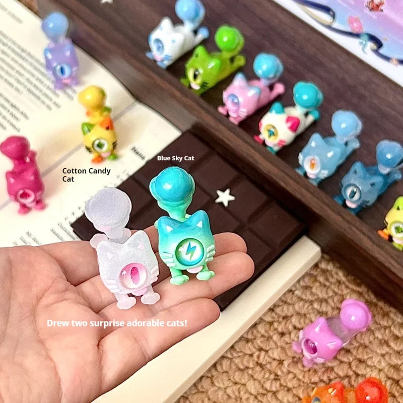 Натуральная серия Downy Prank Paradise, милая игрушка ручной работы, мини-кукла, украшение для рабочего стола, набор украшений, подарок-сюрприз, новинка