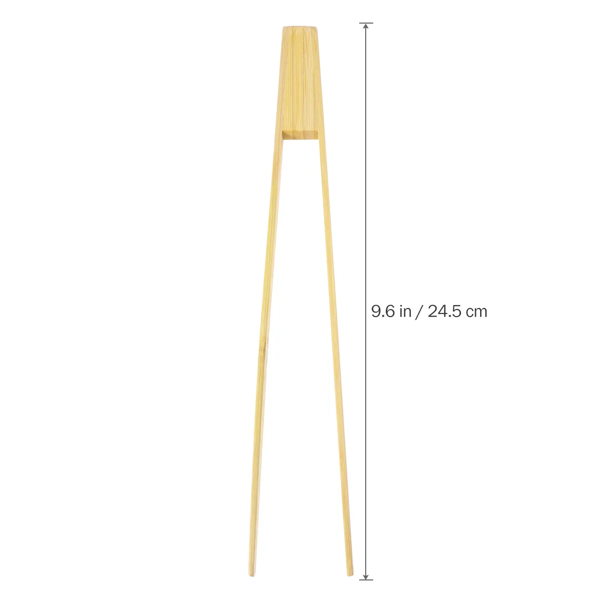 Premium Bamboo Kitchen Tongs Ergonomic Grip Heat Resistant Toaster Tongs for Toast Bagel Muffins Grilling Meat Baking Cooking view 3