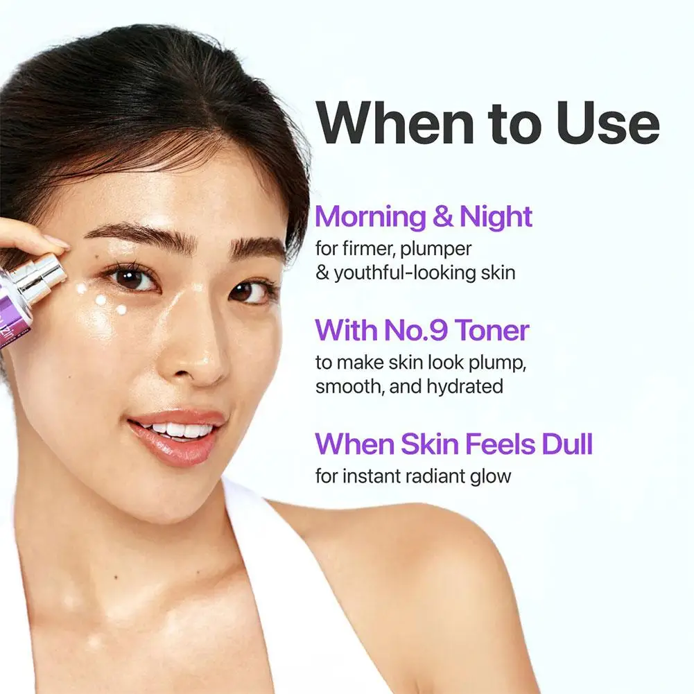 Koreanisches Nr.9 NAD+ Retinol Augenserum PDRN Lifting Essenz Feuchtigkeitsspendende Straffende Augencreme gegen Tränensäcke und Augenringe Hautpflege – Detail 16
