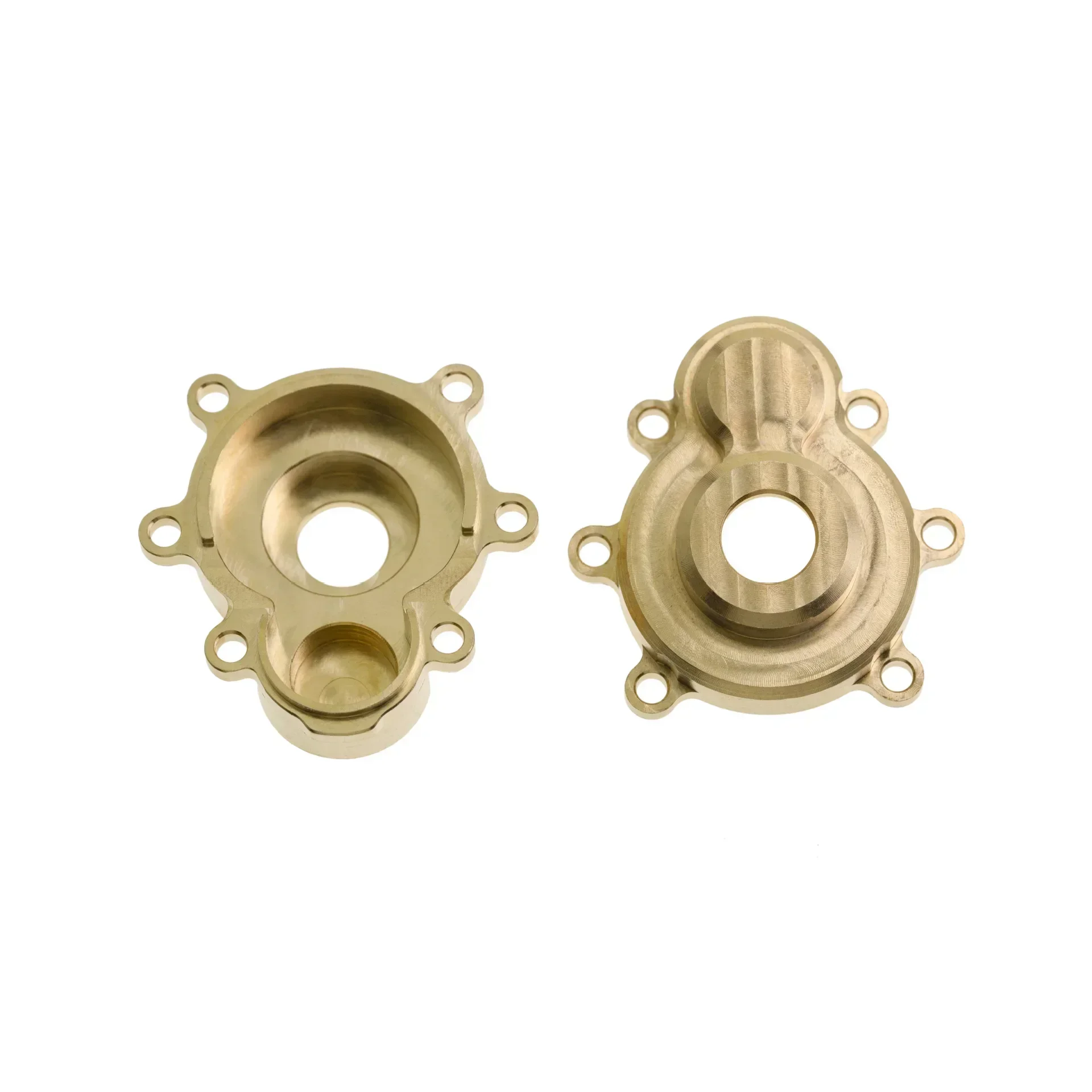 Brass Gear Cover Outer Portal Housing for Redcat GEN8 RC Car Upgrade Parts