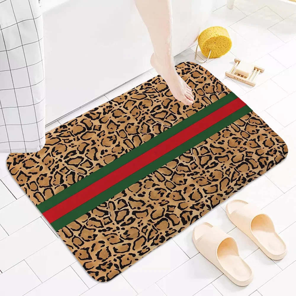 Brand Bath Mat Rug Bathroom Foot Mat Non-slip Mat Small Floor Mats Door Mat G-gucci-i Doormat Entrance Door Rugs Carpets Kitchen