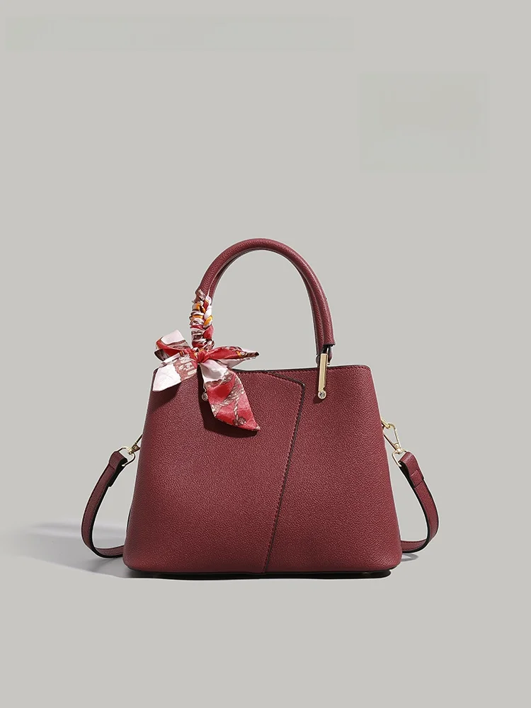 

UR Роскошная красная свадебная сумка, женская модная сумка через плечо из мягкой искусственной кожи, женская сумка для свадебных гостей