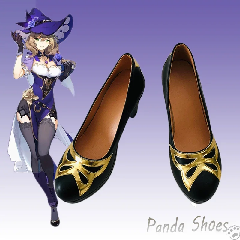 

Genshinimpact Lisa Minci Cosplay Shoes Anime Game Cos Boots Game Lisa Cosplay Costume Prop Shoes for Con Halloween Party