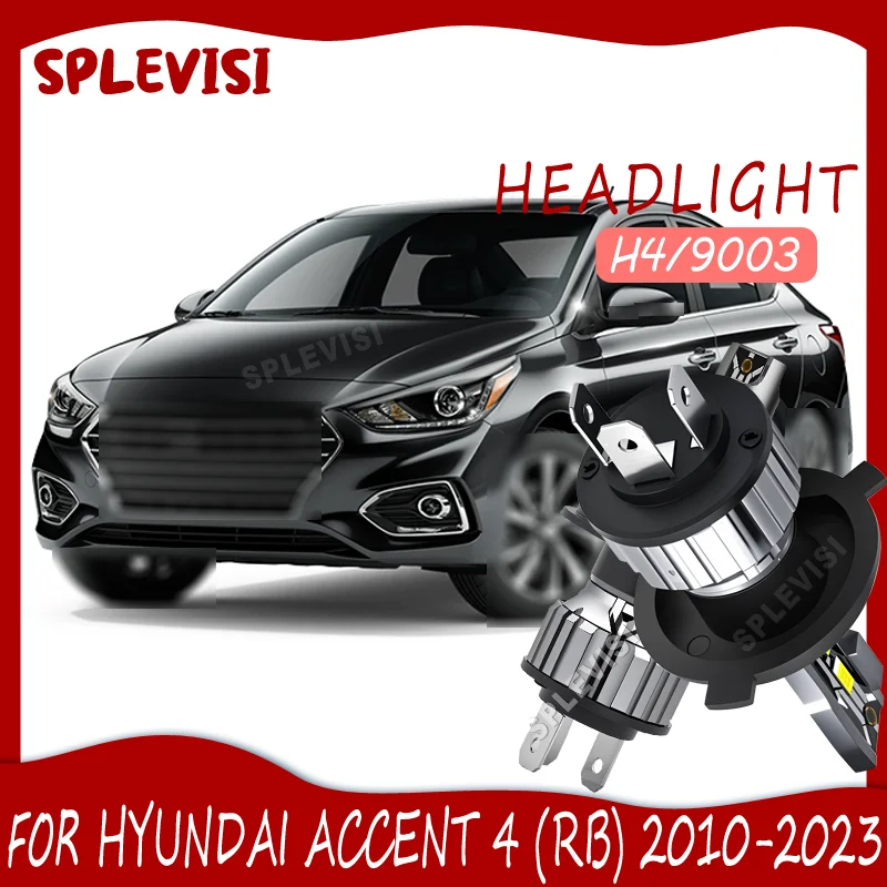 

Гарантия h4/9003 светодиодная фара для Hyundai Accent 4 (RB) 2010 2011 2012 2013 2014 2015 2016 2017 2018 2019 2020 2021 2022 2023