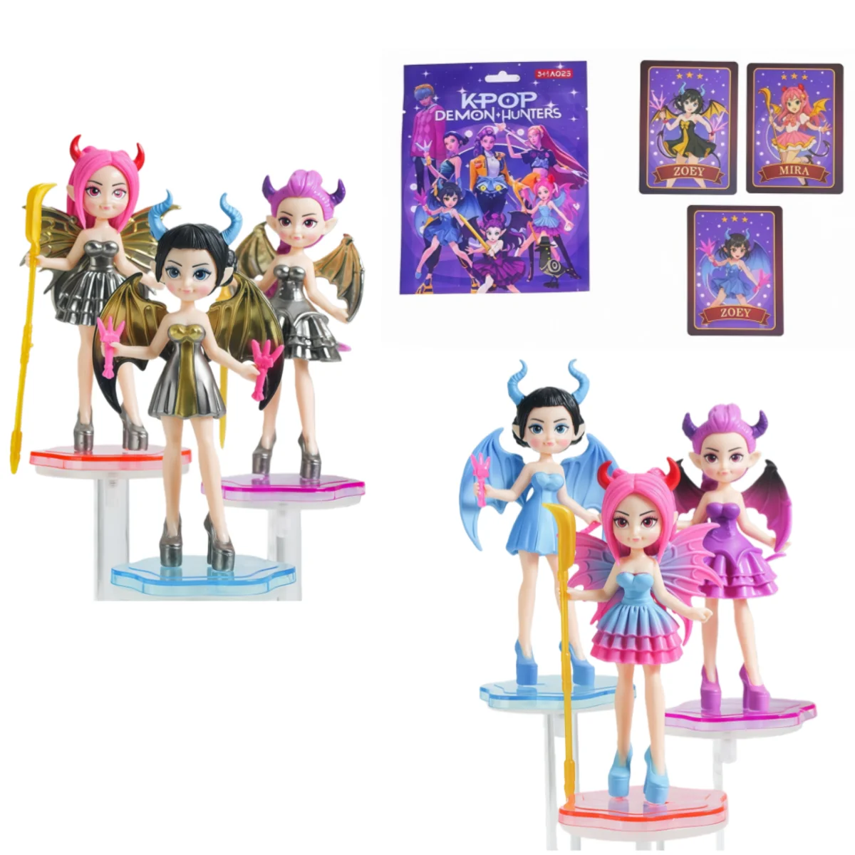 K-POPTrendy style Witch Hunter Squad Blind Box Dolls - Lumi, Mira, Zoe PVC Figurines Toys  Decorative Items Witch Seriesornament
