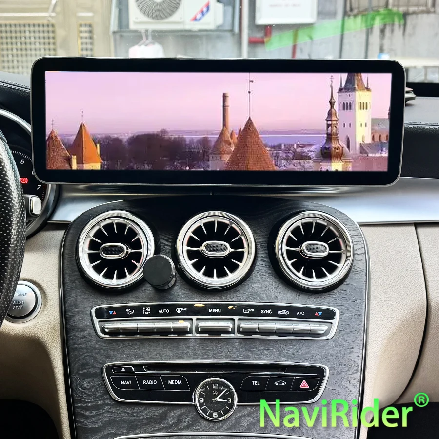 

14.9-дюймовый Android-стереоавтомагнитола для Mercedes-Benz C-класса GLC X253 W205 2015-2018 с CarPlay, GPS-навигацией, мультимедиа и видеоплеером