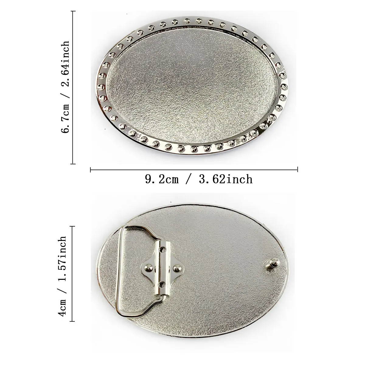 T-DISOM Accessorio di moda con fibbia per cintura fai-da-te in stile classico retrò da uomo per abbigliamento casual