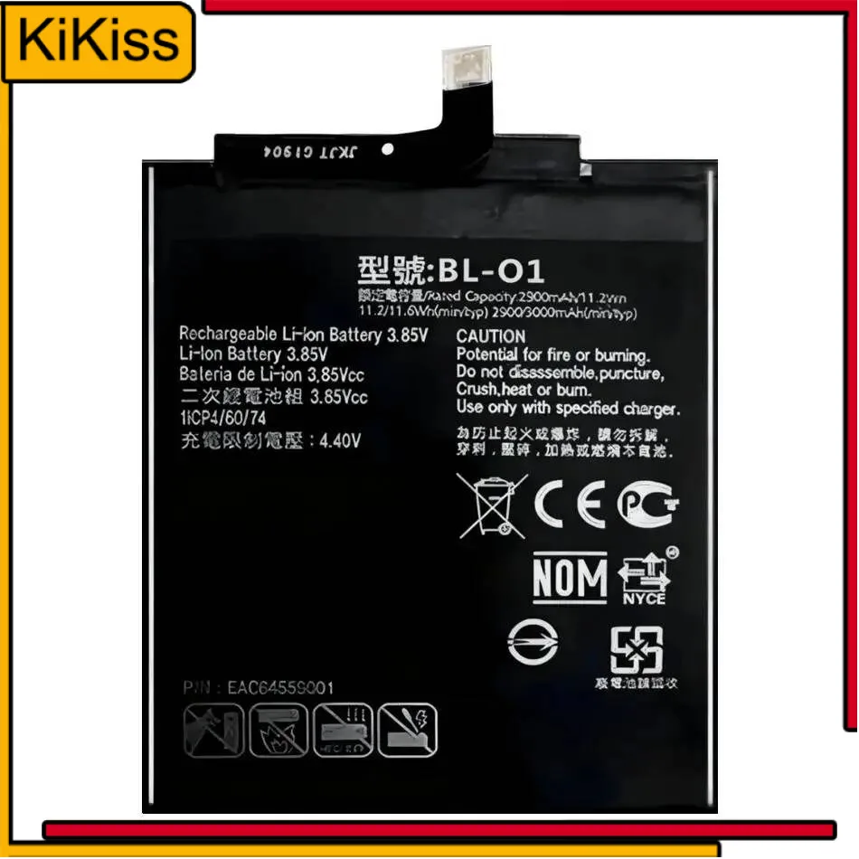 

Для LG BL-01 Аккумулятор мобильного телефона Экологически чистый 3000 мАч Премиум-замена