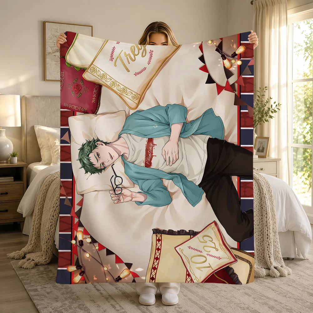 Card SSR T-Twisted Wonderland Ace Azul Cater Idia Warme Weiche Plüschdecke Sofa Wohnzimmer Nickerchen Zuhause Schlafzimmer Geschenk Flanell Hogar – Detail 27