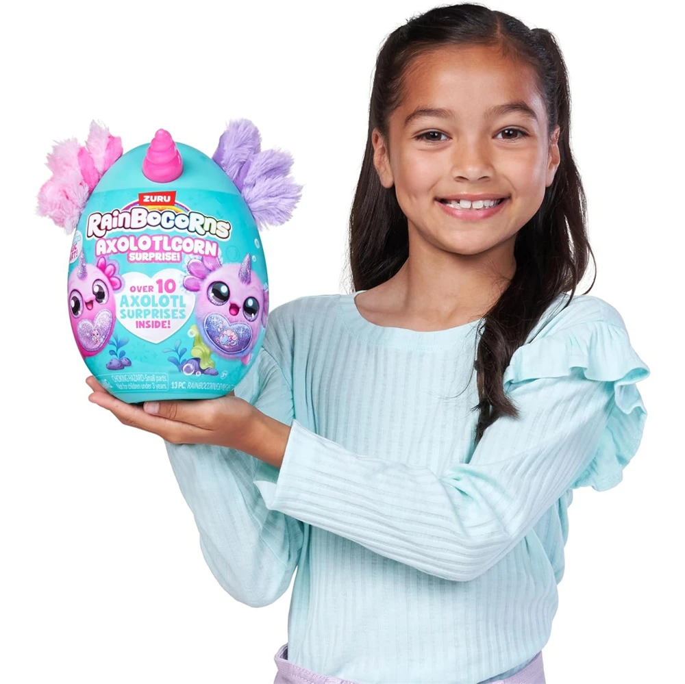 Zuru Rainbocorns Axolotlcorn Surprise Egg Unicorn الجنية ماجيك البيض تحصيل الاتجاه لعبة صندوق أعمى فتاة هدية #5