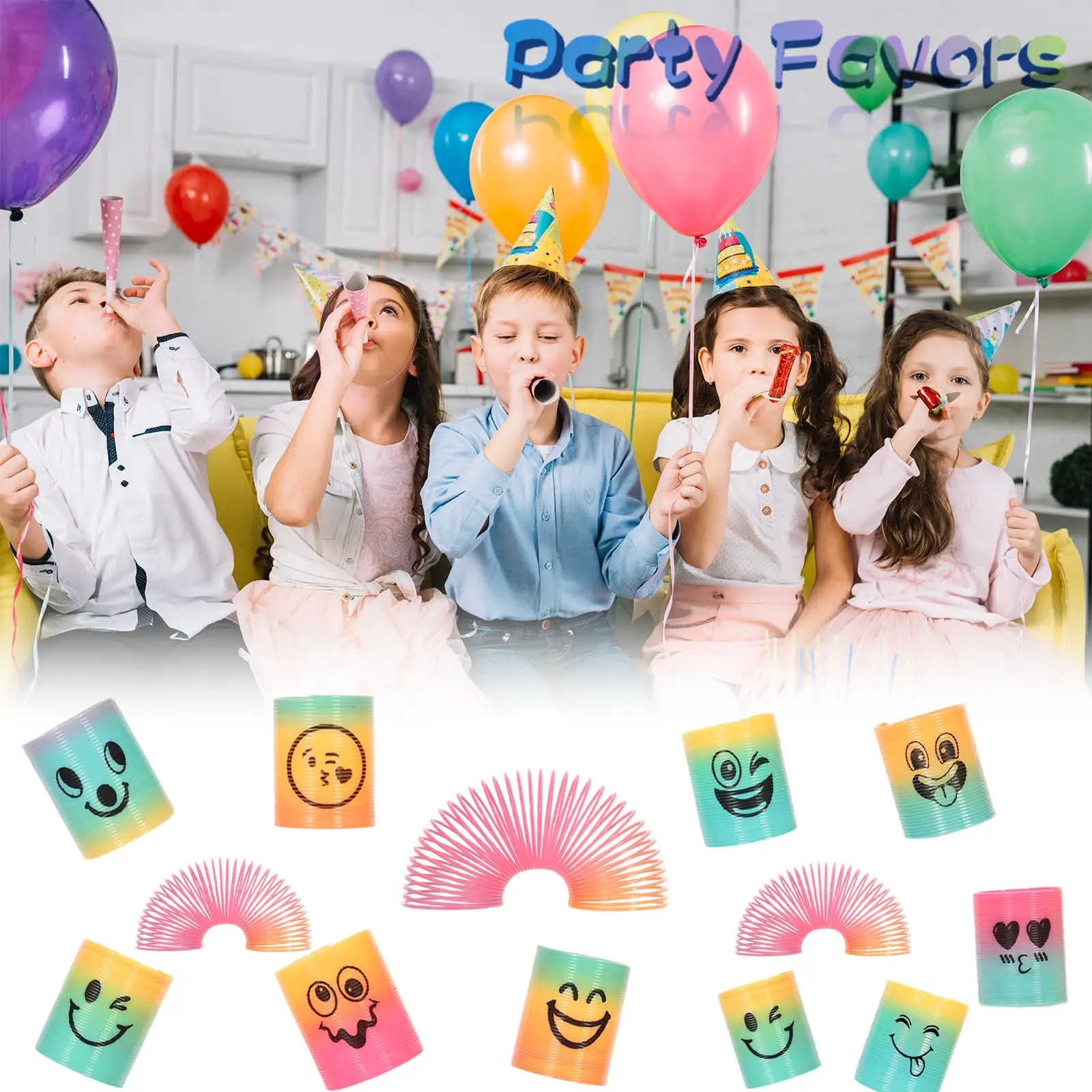 10/20/30 Stück Regenbogen-Zauberfedern für Kinder, flexibles, lustiges Spielzeug für Geburtstagsfeiern, kleine Piñata-Füller, Gastgeschenk – Detail 1