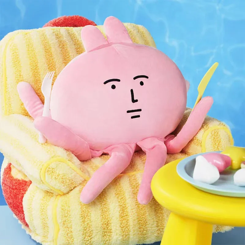 Pink Rabbit Jellyfish Doll Plush Pillow Original Action Figure Guess Bag Cute Doll Kawaii Model Gift