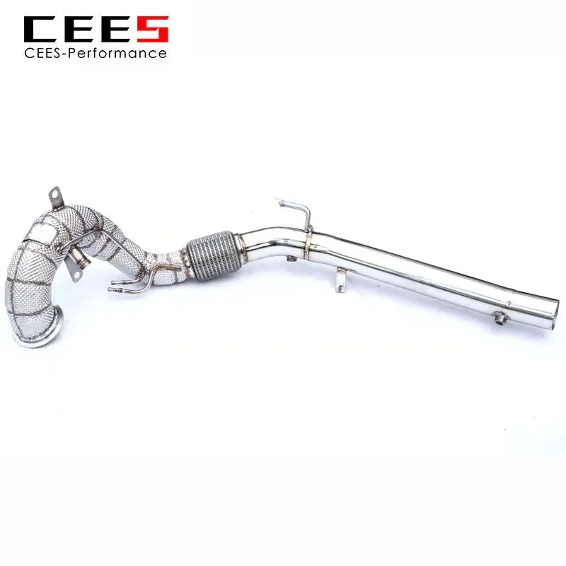 Section High flow Exhaust Pipes branch downpipe Exhaustfor/VW GOLF8/GOLF8/Tiguan/Arteon 2.0T 2019-2022