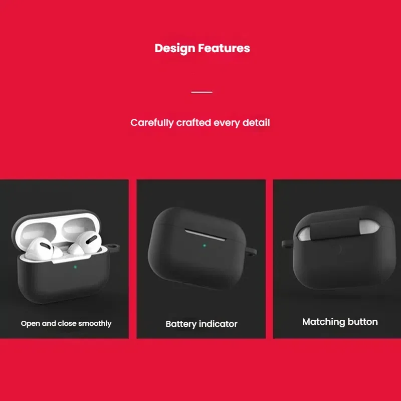 Твердый силиконовый чехол для гарнитуры для Apple AirPods Pro 2019, чехол с чистящей ручкой, аксессуары для наушников, беспроводная коробка для зарядки, чехол