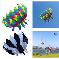 Beach Kite Frameless Flying Toys Children Gifts 3D Giant Parafoil Easy to Fly 3D Kite for Beginners Trip Beach Garden Outdoor