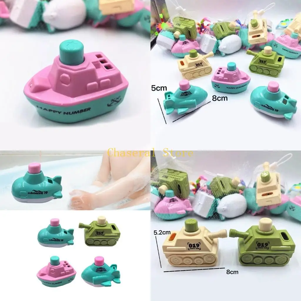 

E7CE Toddler Sprinkler Bath Toy With Tanks Design For Water Battles Swimming Pool Play Safe Material Toy