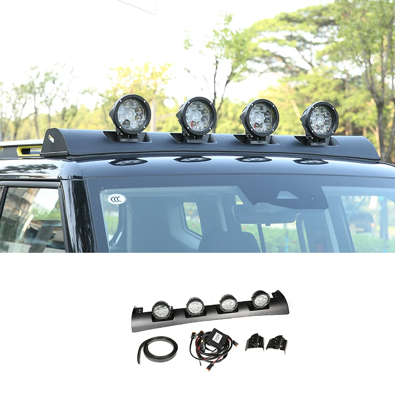 Chery Jetour Traveller T2 Roof spoiler spotlight Led Spotlights for Vehicles Off Road Accessories Car Lights Automobiles Parts