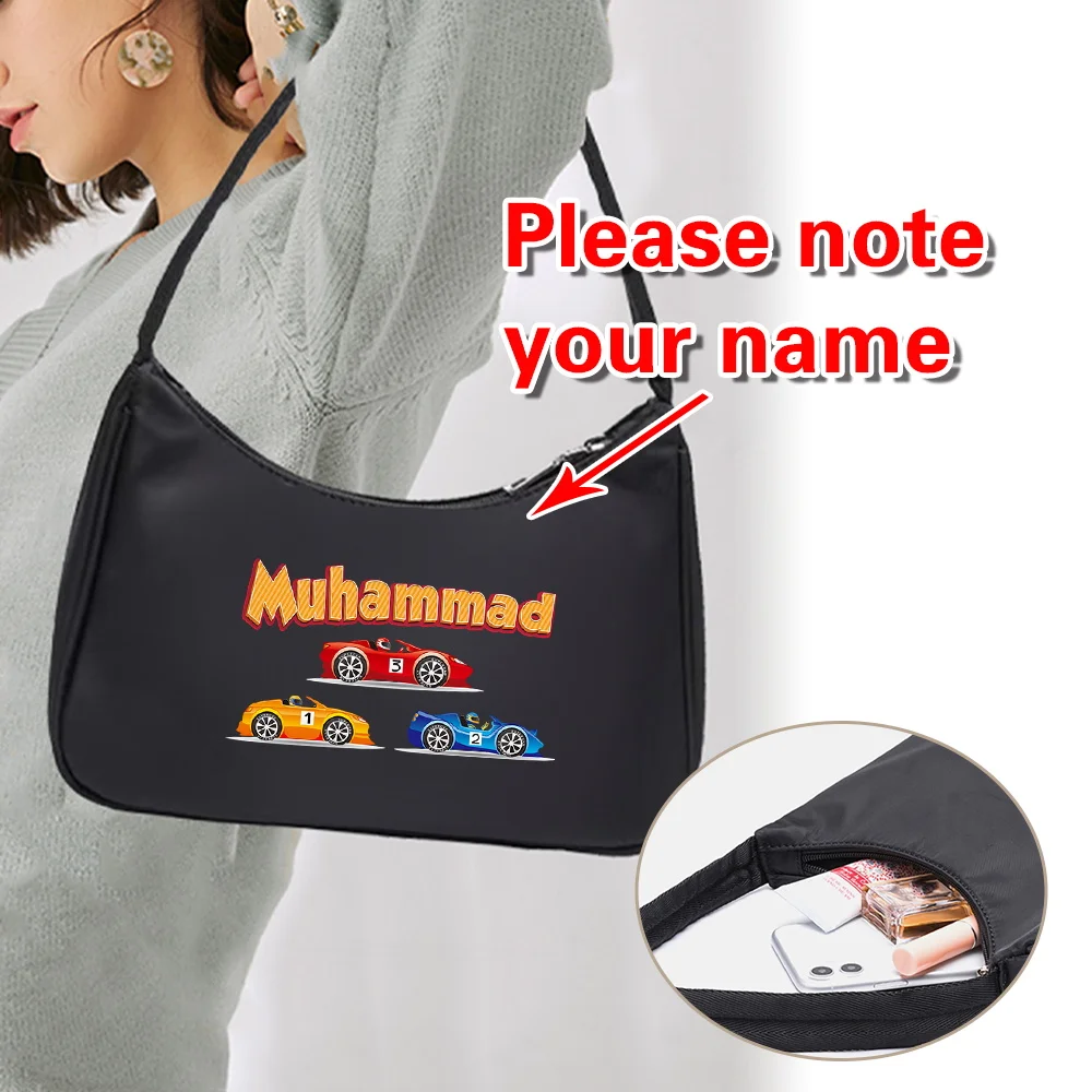 

Personalized Customized Name Underarm Bag Mini Phone Purse Cosmetic Organizer Handbags Fashion Commuting Single Shoulder Bags