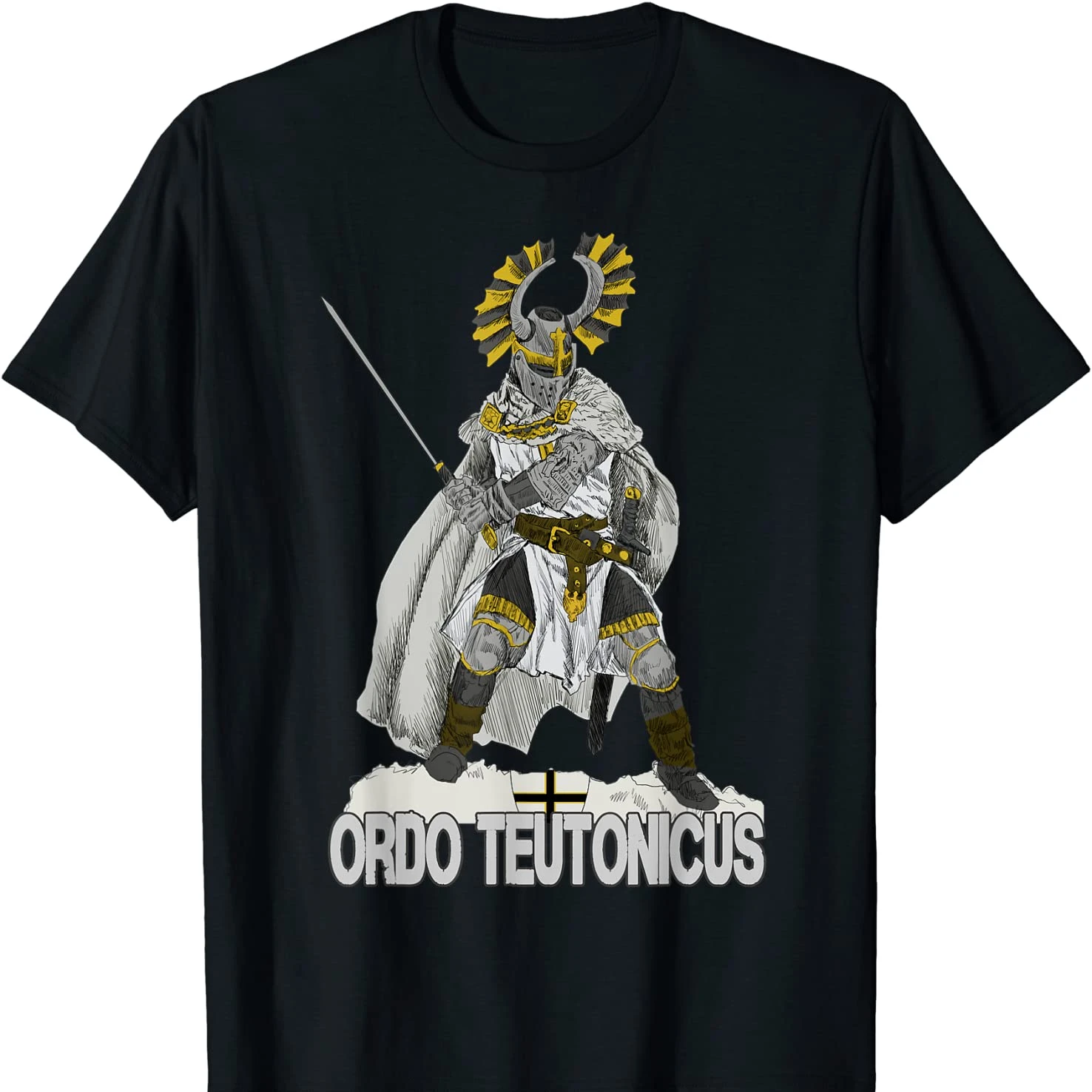 

Knights of The Teutonic Order Crusader T-Shirt 100% Cotton O-Neck Summer Short Sleeve Casual Mens T-shirt Size S-3XL