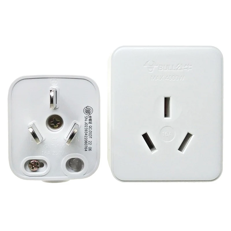 16A China Plug Surface Mount Socket For Air-Con Water Heater Heavy Duty AC100~250V