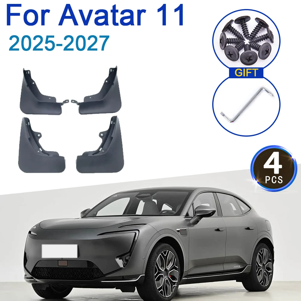 

Автомобильные крылья для Avatar 11 2025 2026 2027, аксессуары, авто брызговики, брызговики, передние и задние брызговики, брызговики, инструменты против ударов