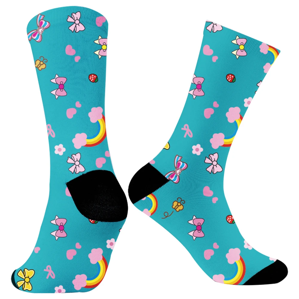 Seamless impresso Crazy Socks, Unisex, Hip Hop, Vintage, Verão, Novo, 2024