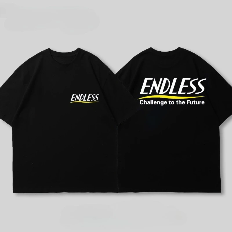 

ENDLESS Brake Tee Cotton Short-sleeved T-shirt Japanese JDM Modified Car Style Forged Caliper Culture Peripheral Base T-shirt