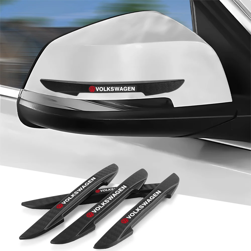

4PCS Car Door Collision Prevention Bumper Strip Protector Sticker Center Cover For VW Golf 6 GTD Passat B6 Mk4 Tiguan Jetta Bora