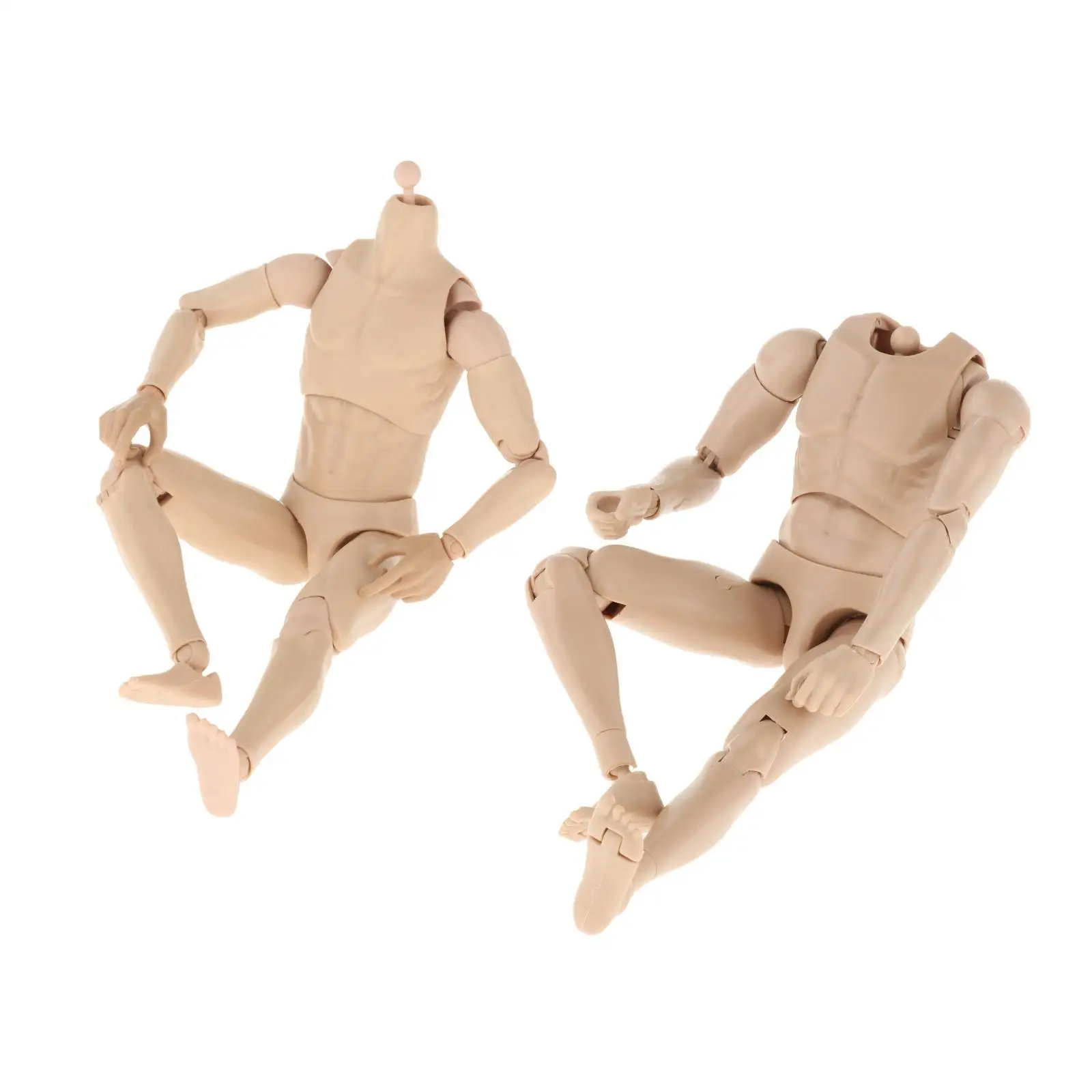 Kolekcjonerskie Elastyczne Figurki Akcji Męskie 1/6 Model Zabawka Ruchome Stawy 12" Cienkie Ramiona