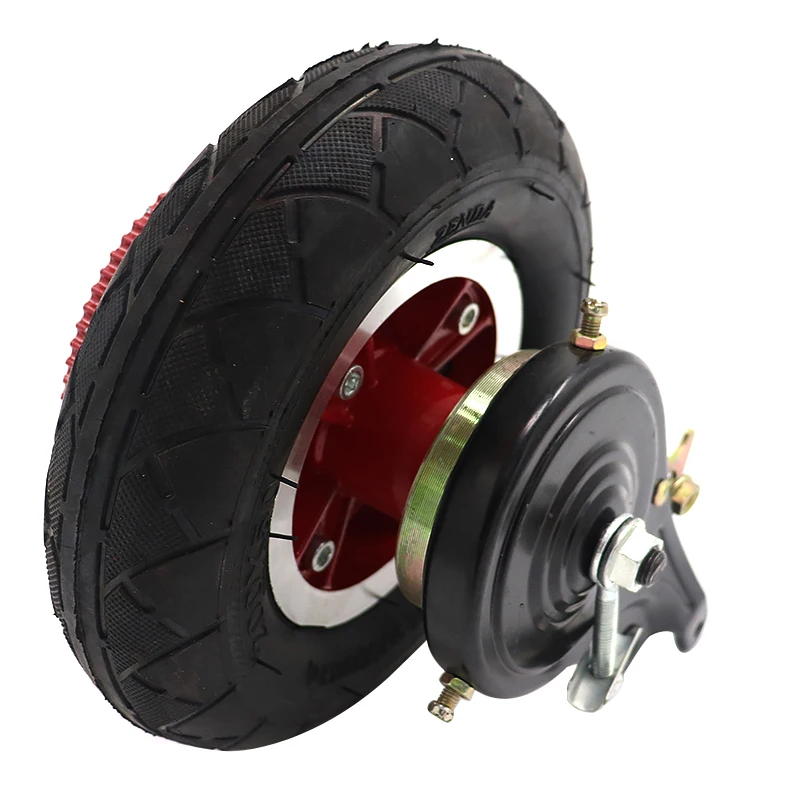 RED Electric Scooter Tyre With Wheel Hub 8 inch Scooter 200x50 Tyre Inflation Electric Vehicle Aluminium Wheel motorcycle