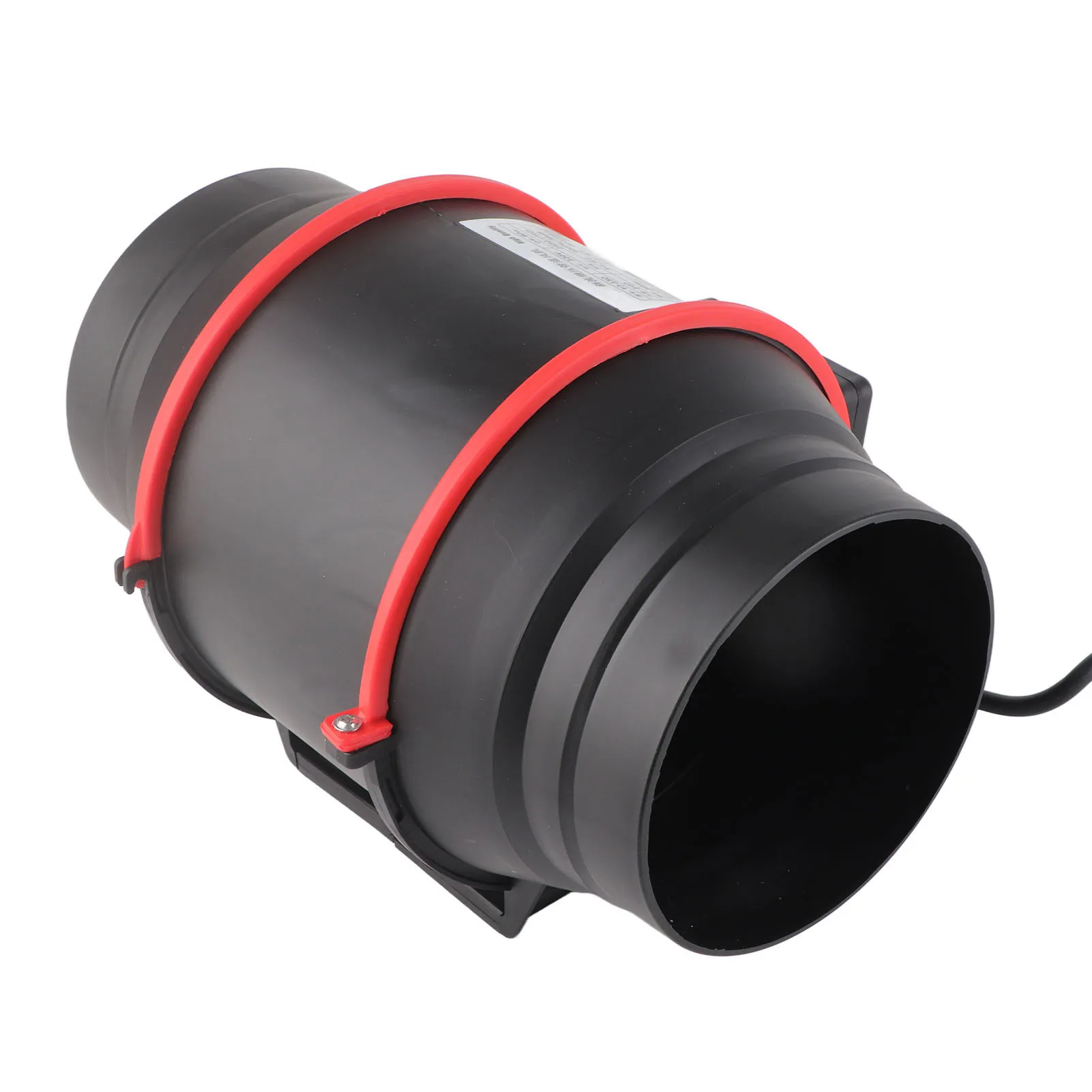 مروحة قناة مضمنة 6 بوصة مروحة معززة بفتحة تهوية هادئة لزراعة خيمة النمو مكان داخلي تهوية سرعة واحدة 80 وات مروحة معززة للتهوية