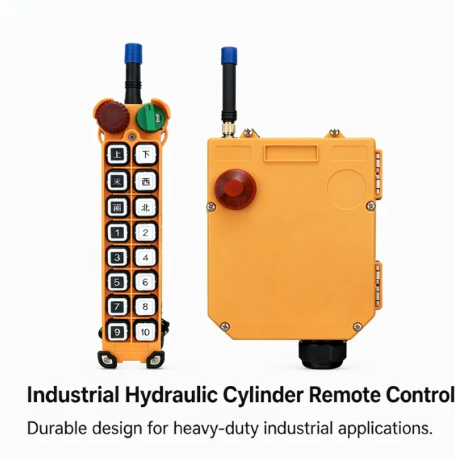 Industrial Wireless Crane Hoist Remote Control 16 Buttons Transmitter Receiver Kit Lifting Machinery Equipment System Full Set