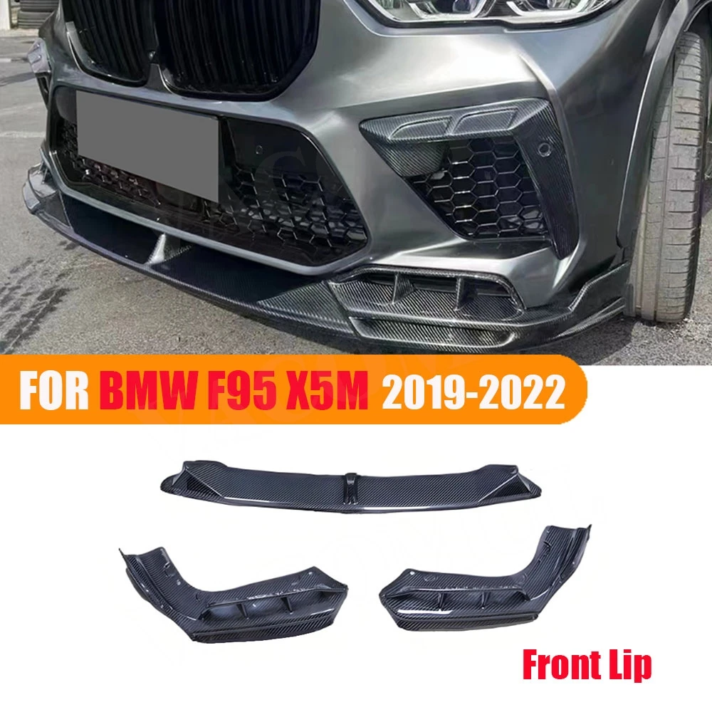 

Новейший карбоновый передний спойлер VACOMUL для BMW F95 X5M 2019-2022: защита бампера, стайлинг автомобиля, автоаксессуары