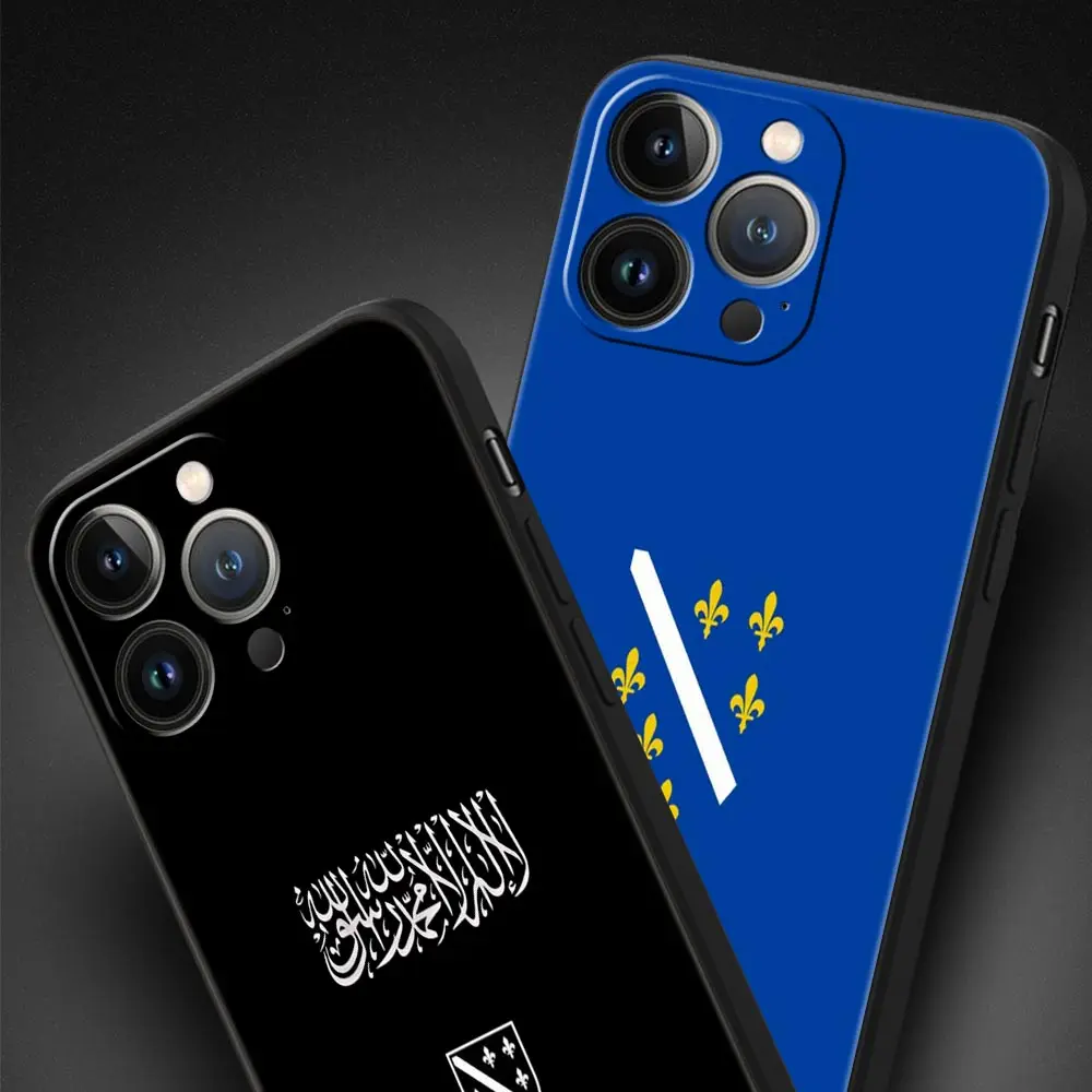 Bosnia and Herzegovina Passport Luxury Phone Case For iPhone 13 15 14 12 Mini 11 Pro MAX XR X SE XS 7 8 Plus Silicone Cover