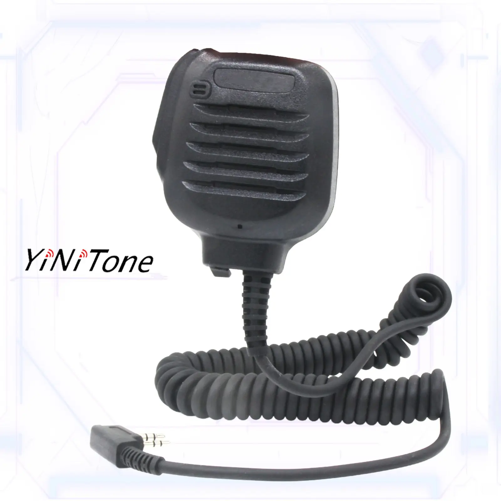 KMC-45 PTT Mic Shoulder Remote Speaker for Kenwood TK2402 TK3402 TK3312 TK2312 NX220 NX320 NX240 Walkie talkie noise reduction M