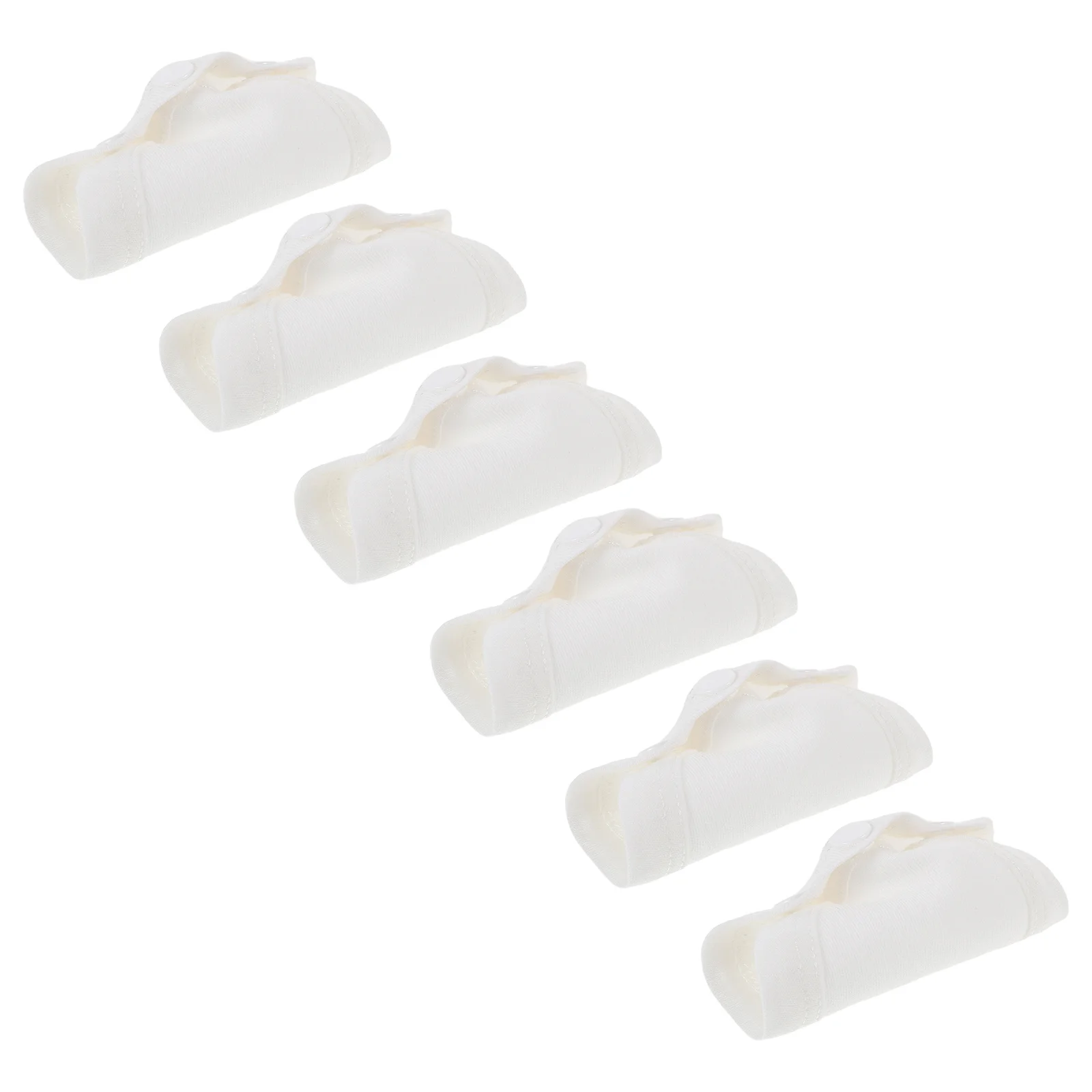 

6Pcs Baby Bodysuit Extender Cotton Soft Snap Button Pads Romper Lengthener Infant Jumpsuit Diaper Snap Extension Patch