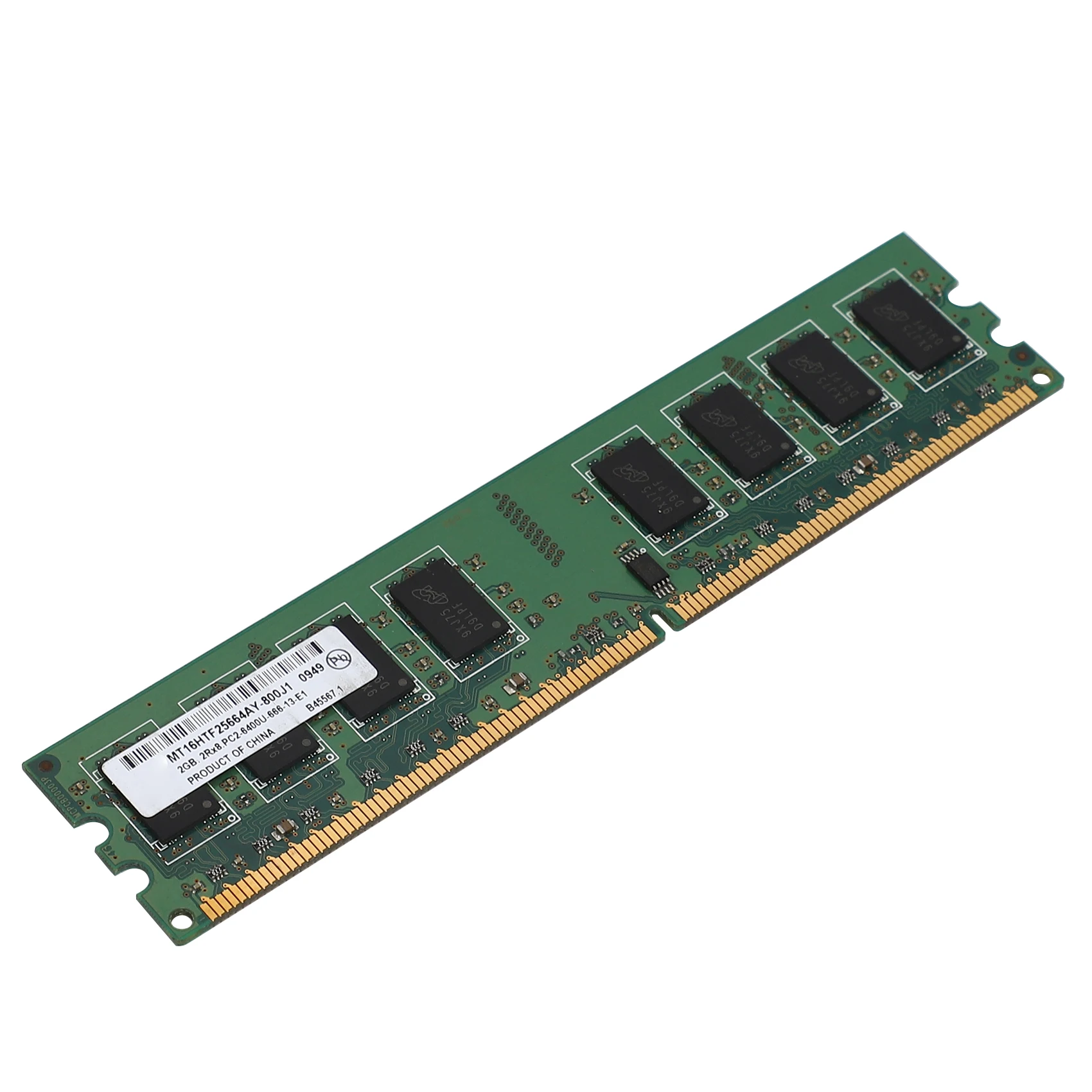 

2 ГБ настольной оперативной памяти DDR2 800 МГц 2RX8 DIMM PC2-6400U Высокая производительность для материнской платы Intel AMD Rich