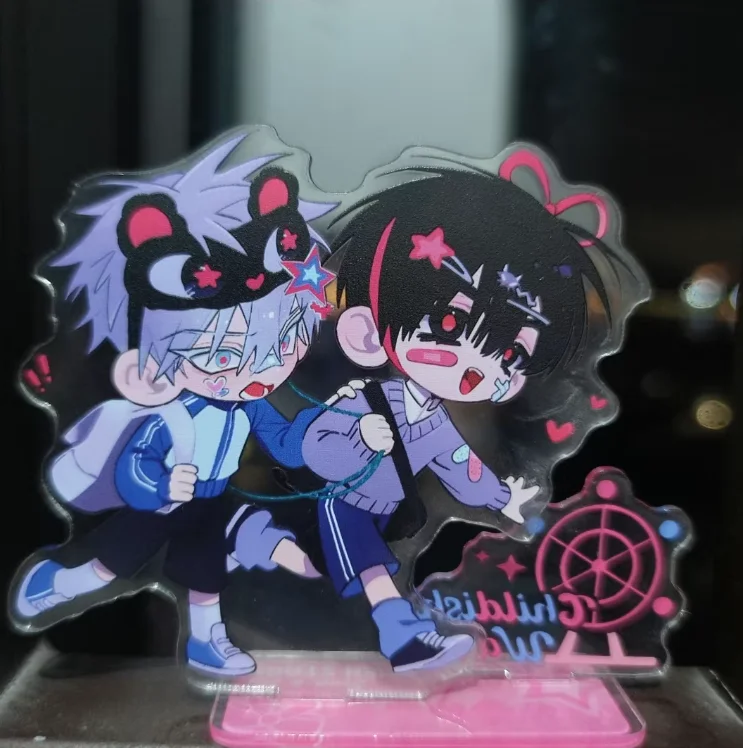 Novo auto-feito anime periférico alienígena palco acrílico placa de pé decoração de mesa ornamento bonito fãs presente de aniversário brinquedos