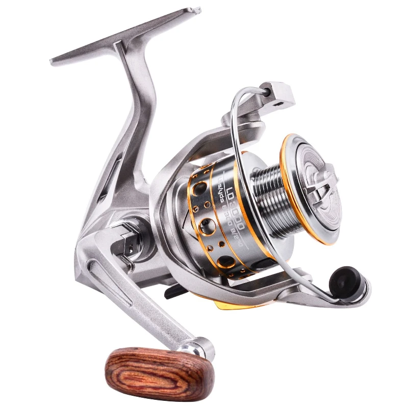 New Hot All Metal Spool Spinning Reels Ultra Smooth Durable Saltwater Freshwater Sea Rod Fishing Reels Bass Perch Trout Tackles